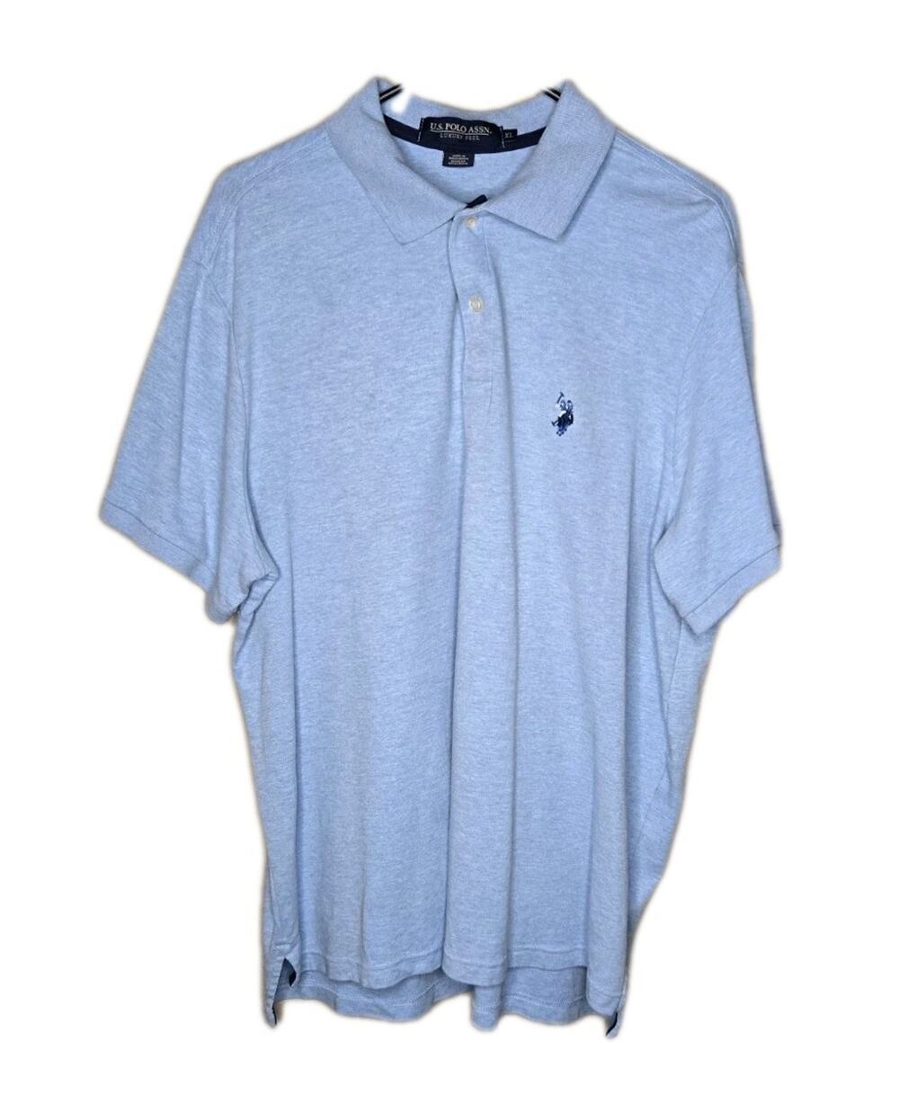 U.S. Polo Assn. Luxury Feel Collared Polo Shirt Men’s Size: XL Lt Blue